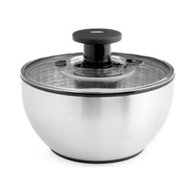 OXO Good Grips Stainless Steel Salad Spinner, 6.34 Qt. & NEW OXO