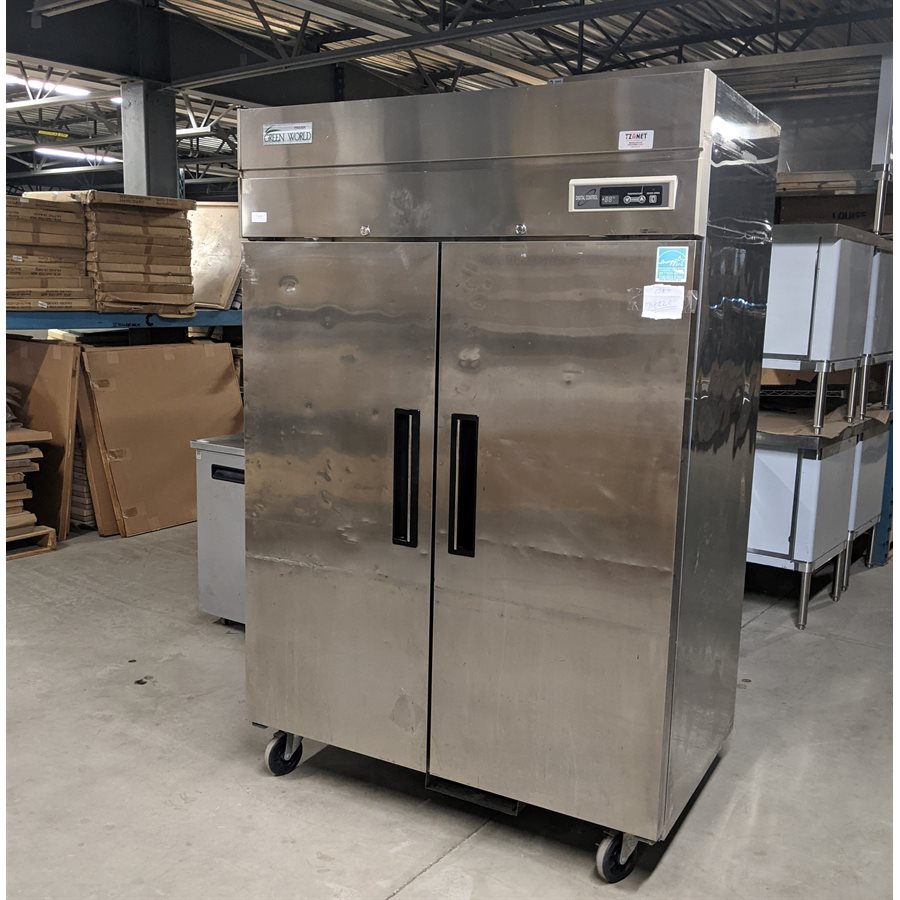 turbo air double door refrigerator