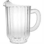Pitcher, Water, Polycarbonate, Clear, 60 Oz / 1.75L Pitcher, Water, Polycarbonate, Clear, 60 Oz / 1.75L