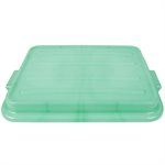 Storage Lid, "Snap On", Rectangular, Green, For 7" Containers Storage Lid, "Snap On", Rectangular, Green, For 7" Containers