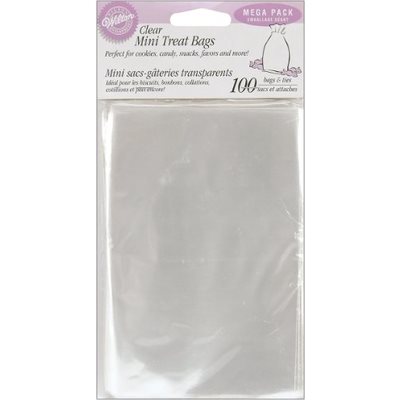 Party Bags (100 Bags), Clear, 4x 6" Party Bags (100 Bags), Clear, 4x 6"