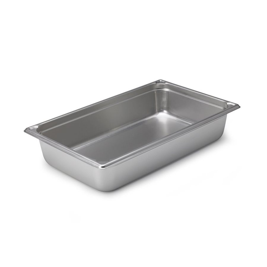 Plateau à Vapeur Toute Épreuve, Taille 1/1 x 2.5 Po, Acier Inox. Plateau à Vapeur Toute Épreuve, Taille 1/1 x 2.5 Po, Acier Inox.