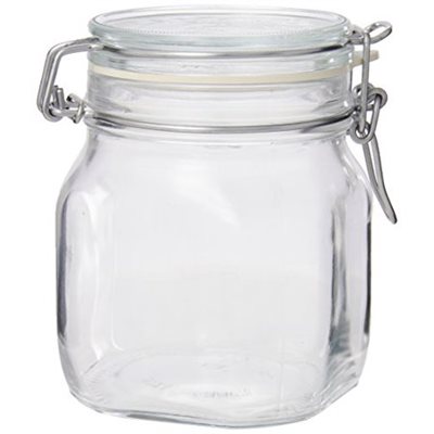 FIDO GLASS JAR 750ML WITH GASKET FIDO GLASS JAR 750ML WITH GASKET