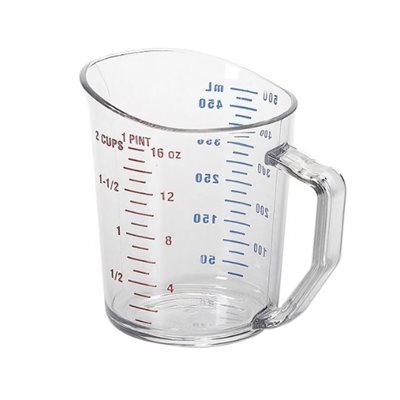 TASSE À MESURER CLAIRE 500ML CAMBRO TASSE À MESURER CLAIRE 500ML CAMBRO