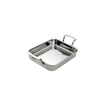 Plat A Rôtir, Rectangulaire, Acier Inoxydable, 30 X 22 X 5 Cm Plat A Rôtir, Rectangulaire, Acier Inoxydable, 30 X 22 X 5 Cm