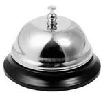 Sonnette D'appel, Ronde, Chrome, Dessous Rembourré