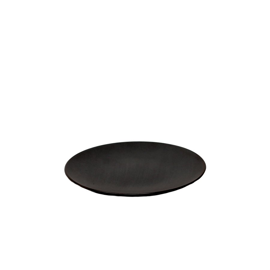 Assiette Ronde 6.4po. , Noir, Forme Coupe Assiette Ronde 6.4po. , Noir, Forme Coupe