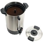 PERCOLATEUR COMMERCIALE DE 50 TASSES (8L) EN ACIER INOXYDABLE, 110-120V, 950W