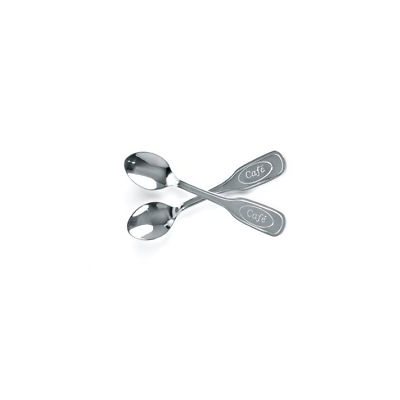 Cuillère(Espresso), Gravé, 11 Cm, Acier Inoxydable 18/10, 12/Pq Cuillère(Espresso), Gravé, 11 Cm, Acier Inoxydable 18/10, 12/Pq