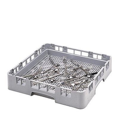 Flatware Rack, Full Size, Polypropylene Plastic, Soft Gray Flatware Rack, Full Size, Polypropylene Plastic, Soft Gray