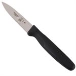 Paring Knife, Spear Point, Black Handle, 3" Blade Length Paring Knife, Spear Point, Black Handle, 3" Blade Length