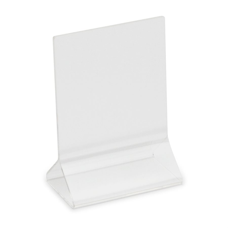 Porte-Menu (Acrylique), 5 x 7 Po (12.7 x 17.8 CM), Transparent Porte-Menu (Acrylique), 5 x 7 Po (12.7 x 17.8 CM), Transparent