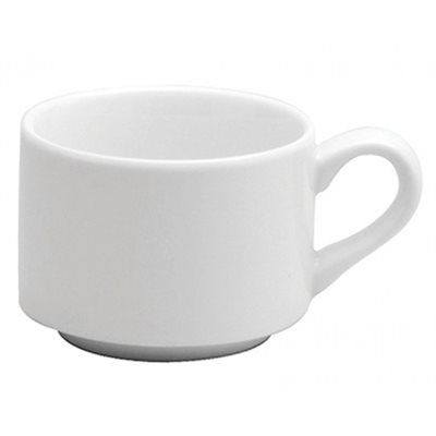 Tasse Empilable, "Buffalo Bright White", 7.5 Oz / 222 ML, 3Dz Tasse Empilable, "Buffalo Bright White", 7.5 Oz / 222 ML, 3Dz